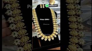 బంగారం లాంటి నగలు🧿 #onegramgoldjewellery #trendingjewellery #ytshorts #viral #blackbeads #imitation