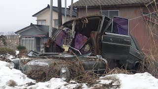 ベンツ真っ二つに切断！！【廃車旧車、草ヒロ（草ムラのヒーロー）、クラシックカー、レトロ】