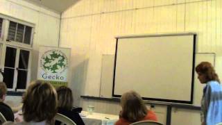 Gecko Speaker night - John Palmer speaking about Camphor Laurels