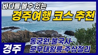 [바다를 볼 수 있는 경주 여행코스 추천] 동궁원/불국사/문무대왕릉/주상절리 - 희귀한 부채꼴 주상절리를 경주에서 볼수 있습니다!!!