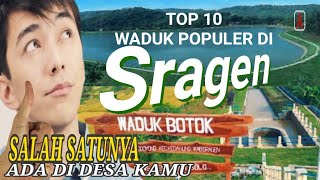 10 WADUK DI SRAGEN TERPOPULER || rekomendasi  wisata dan spot memancing