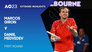 Marcos Giron v Daniil Medvedev Extended Highlights | Australian Open 2023 First Round