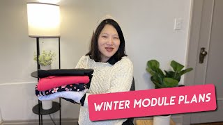 RESTARTING MY SEW-JO with winter module sewing plans