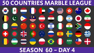 50 Countries Marble Race League Season 60 Day 4/10 Marble Race in Algodoo