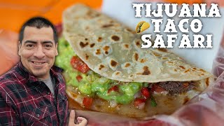 Tijuana Taco Safari with Ed’s Manifesto: Ep. 2 Huge Olivewood Carne Asada Tacos Perrones