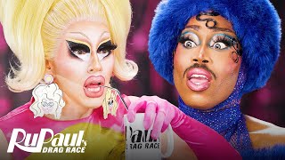 The Pit Stop S16 E14 🏁 Trixie Mattel & Mo Heart Get Booked! | RuPaul’s Drag Race