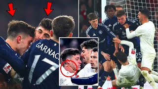 Manchester United Fans Work Out Why Manuel Ugarte HEADBUTTED Kai Havertz As New Damning Info Emerges