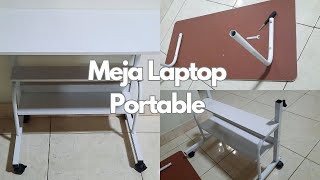 REKOMENDASI MEJA LAPTOP UNTUK KERJA DAN BELAJAR | CARA MERAKIT MEJA RODA PORTABLE