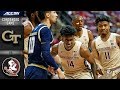 Georgia Tech vs. Florida State Condensed Game | 2018-19 ACC Basketball