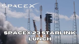SpaceX 23 Starlink Satellites Lunch #spacex
