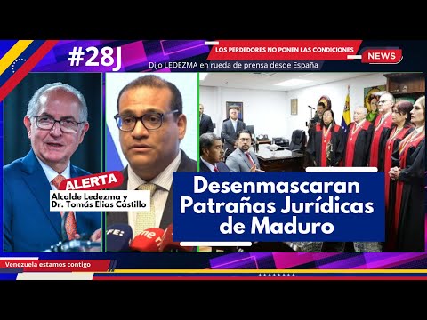 DESENMASCARAN PATRAÑAS JURIDICAS DE MADURO / Alcalde LEDEZMA y Dr. TOMAS E. CASTILLO #venezuela