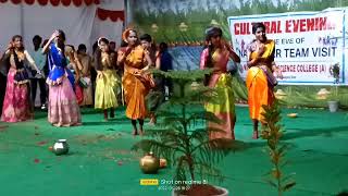 Thina thiram paduthale | College Cultural evening | MVS NAAC PEER TEAM Visit | Energetic dance