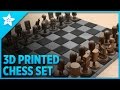 Adafruit 3D Printed Metal Chess Set