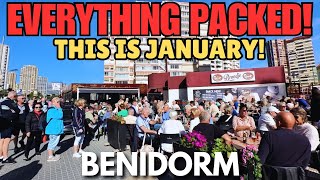 Benidorm - Everything is PACKED in January! ┃ Levante, Bars \u0026 Sunday Market