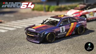 Nissan Silvia S14 Boss Rocket Bunny Magic Purple by Inno64 | UNBOXING and REVIEW