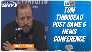 Tom Thibodeau comments on Knicks Game 6 loss to Pacers forcing seventh and deciding game | SNY