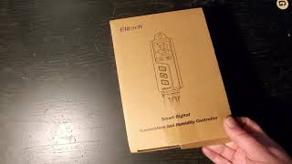 Elitech STC-1000WIFI TH 1200w controller review Keep temp humidity stable in grow tent easy!!