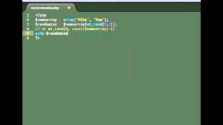 PHP: Randomize array.
