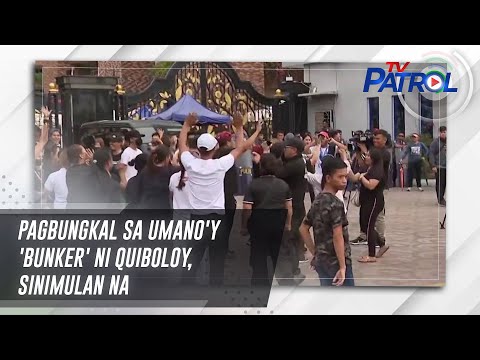 Pagbungkal sa umano’y ‘bunker’ ni Quiboloy, sinimulan na | TV Patrol