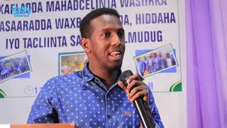 Wasiirka Waxbarashada Galmudug ayaa la guddoonsiiyey Abaal-marin ku aadan doorkiisa wax qabadkiisa.