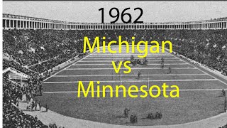 1962 Minnesota @ Michigan; College Football