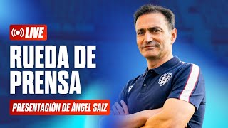 RUEDA DE PRENSA de presentación de ÁNGEL SAIZ como nuevo entrenador del Levante UD Femenino