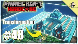 Transforming An Ocean Monument in Hardcore Minecraft... Finally | Hardcore Minecraft ep. 48