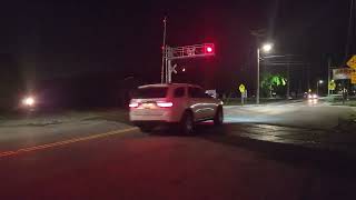 Nighttime Kansas City Southern leads S59022 through Aberdeen MD