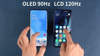 OLED 90Hz VS LCD 120Hz - COMPARISON
