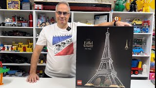 Unboxing the LEGO Eiffel Tower 10307 10000+ pieces