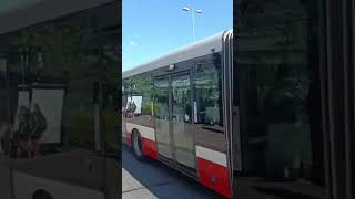 Odjezd autobusu SOR NB 18 na lince 177 ze zastávky Kobylisy #shorts