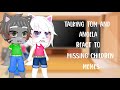 Talking Tom And Angela React To Missing Children Memes II Fnaf II Gacha Club II Itz Tiger Kitty