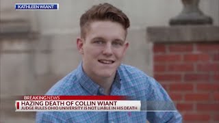 Ohio University not liable in hazing death