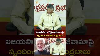 విజయసాయి రెడ్డి రాజీనామాపై స్పందించిన CM చంద్రబాబు | #Chandrababu | #TDP | #YTShorts | Mango News