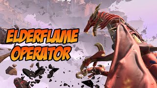 RED ELDERFLAME OPERATOR SKIN GAMEPLAY LEVEL 5 - VALORANT