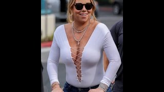 Mariah Carey Braless