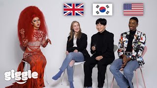 British vs American vs Korean Reaction Difference Toward Drag Queen