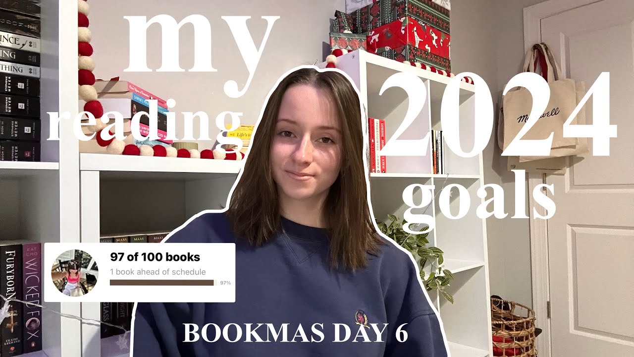 My 2024 Reading Goals | BOOKMAS DAY 6 - YouTube