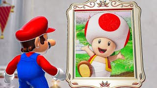 What If Mario enters the Toad Painting in Super Mario Odyssey?