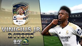 Review Vinicius 24TOTS FC ONLINE - Phiên bản quá lợi hại của Vini | Review 24TS | KaD Minh Nhựt