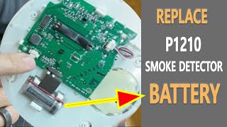 How To Replace P1210 First Alert Smoke Detector Battery?