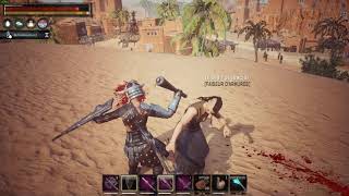 Conan Exiles : Capturing some named thralls in Sepermeru.