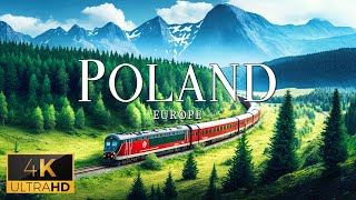 FLYING OVER POLAND (4K Video UHD) - Relaxing Music With Beautiful Nature Video For Stress Relief