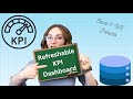 Create a Refreshable KPI Dashboard in Excel with Power Query