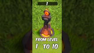 Upgrading Inferno Tower from Level 1 to 10 🔥