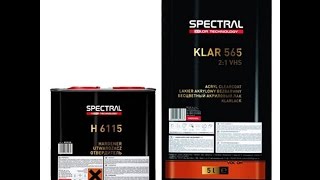 Лак Spectral VHS (Novol), нанесение одним слоем