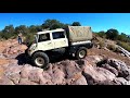 Unimog vs jeep vs off road fun with a little roll over trick
