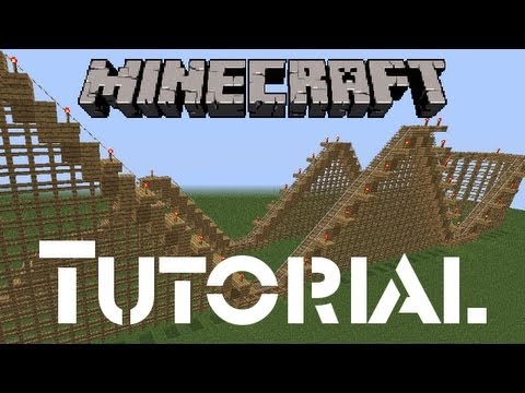 Minecraft Tutorial: How to Build a Wooden Rollercoaster Minecraft Tutorial: How to Build a Wooden Rollercoaster