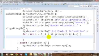 Read XML Using DOM in Java