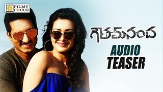 Goutham Nanda Audio Teaser || Gopichand, Catherine Tresa, Hansika - Filmyfocus.com